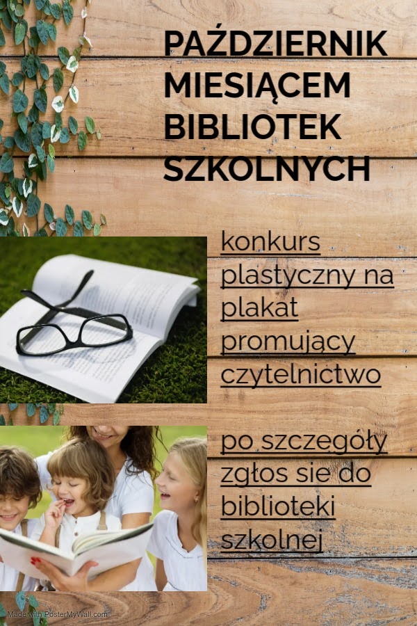 BIBLIOTEKA SZKOLNA POLECA- KONKURS